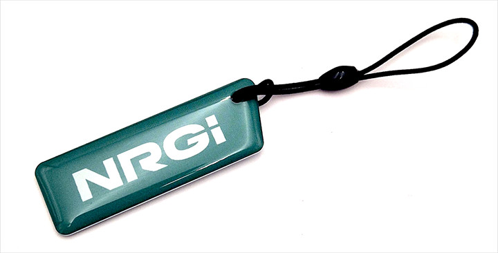 Transponder-Schlüsselanhänger mit Logo